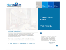 Tablet Screenshot of blue-pointe.com